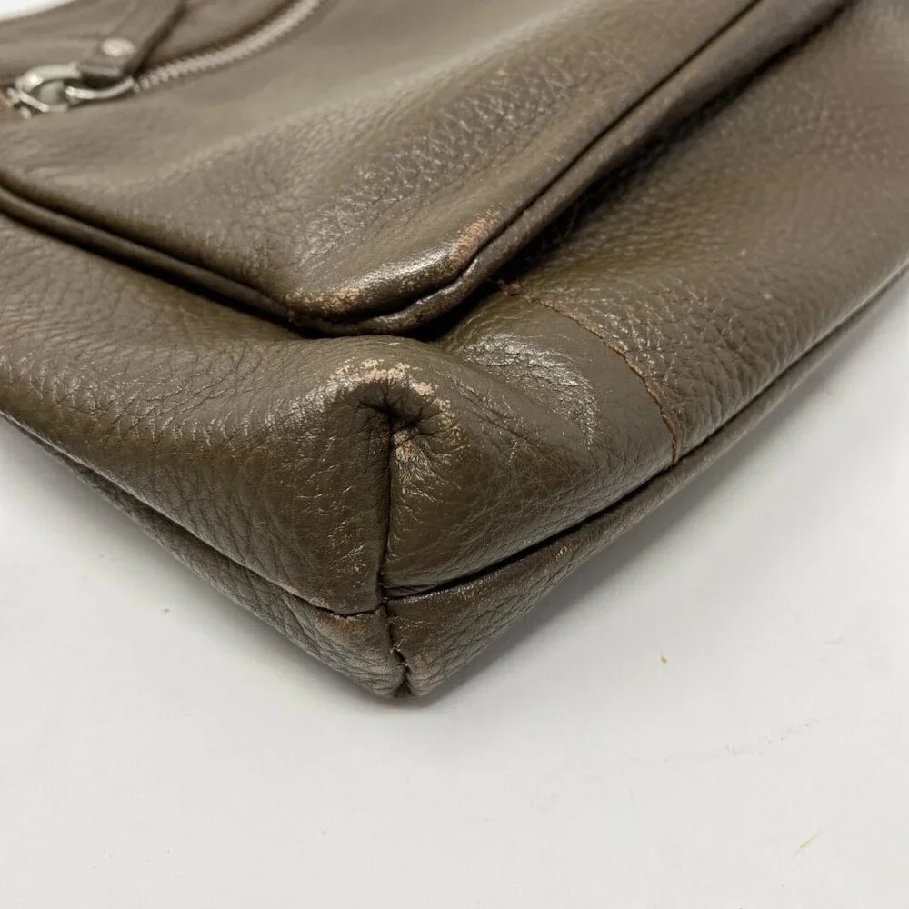 Wise Owl Dark Brown Real Leather Crossbody Handbag - Picture 14 of 16